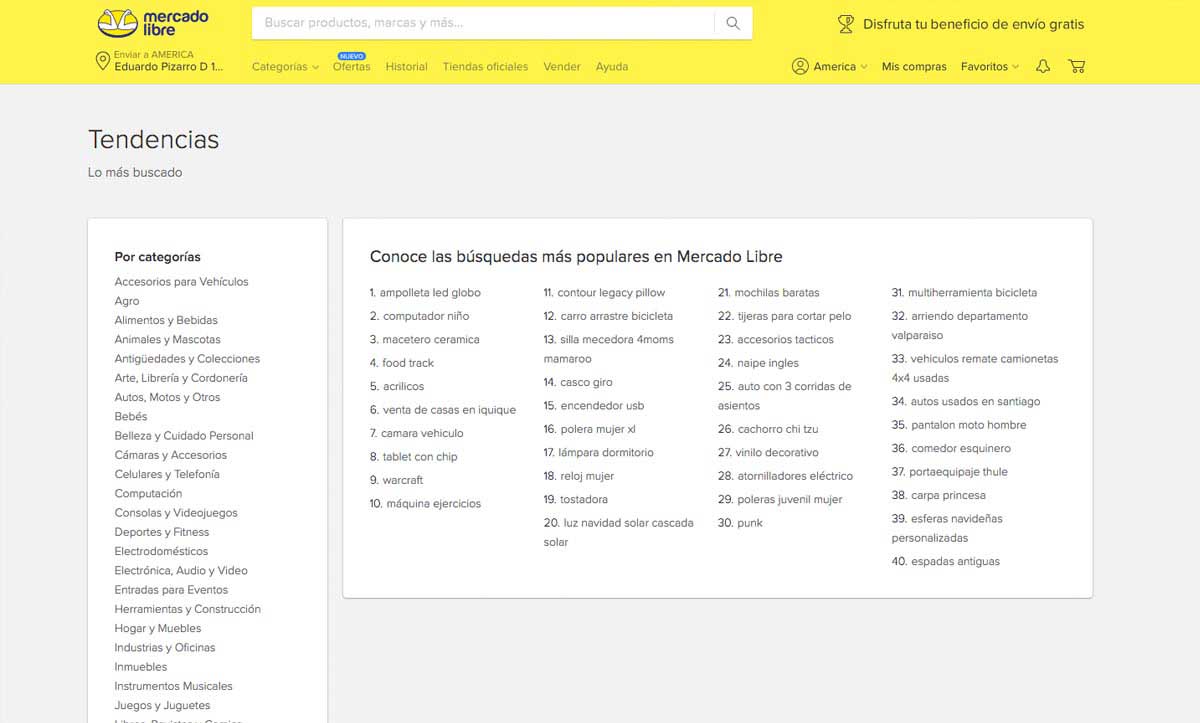 Aprende a utilizar las tendencias de Mercado Libre Colombia